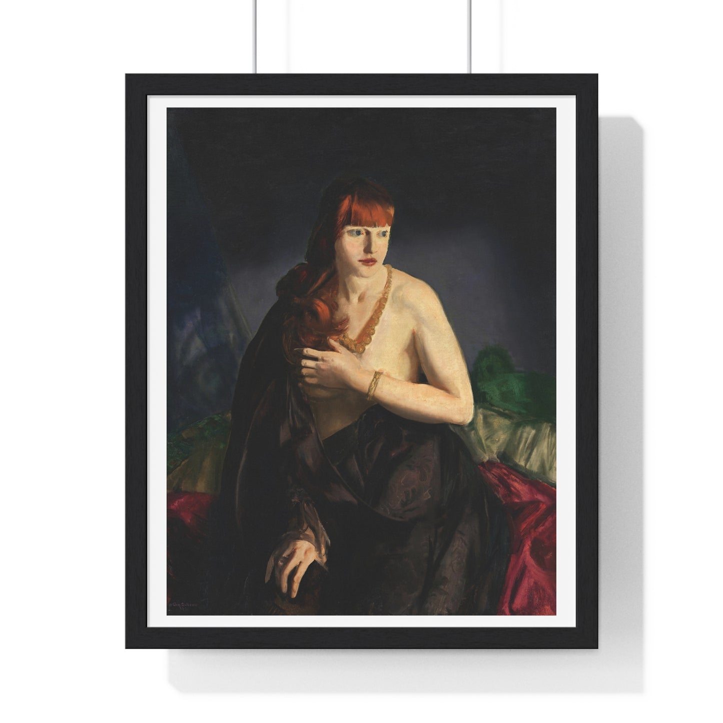 Nude with Red Hair (1920) by George Wesley Bellows, from the Original, Framed Art Print