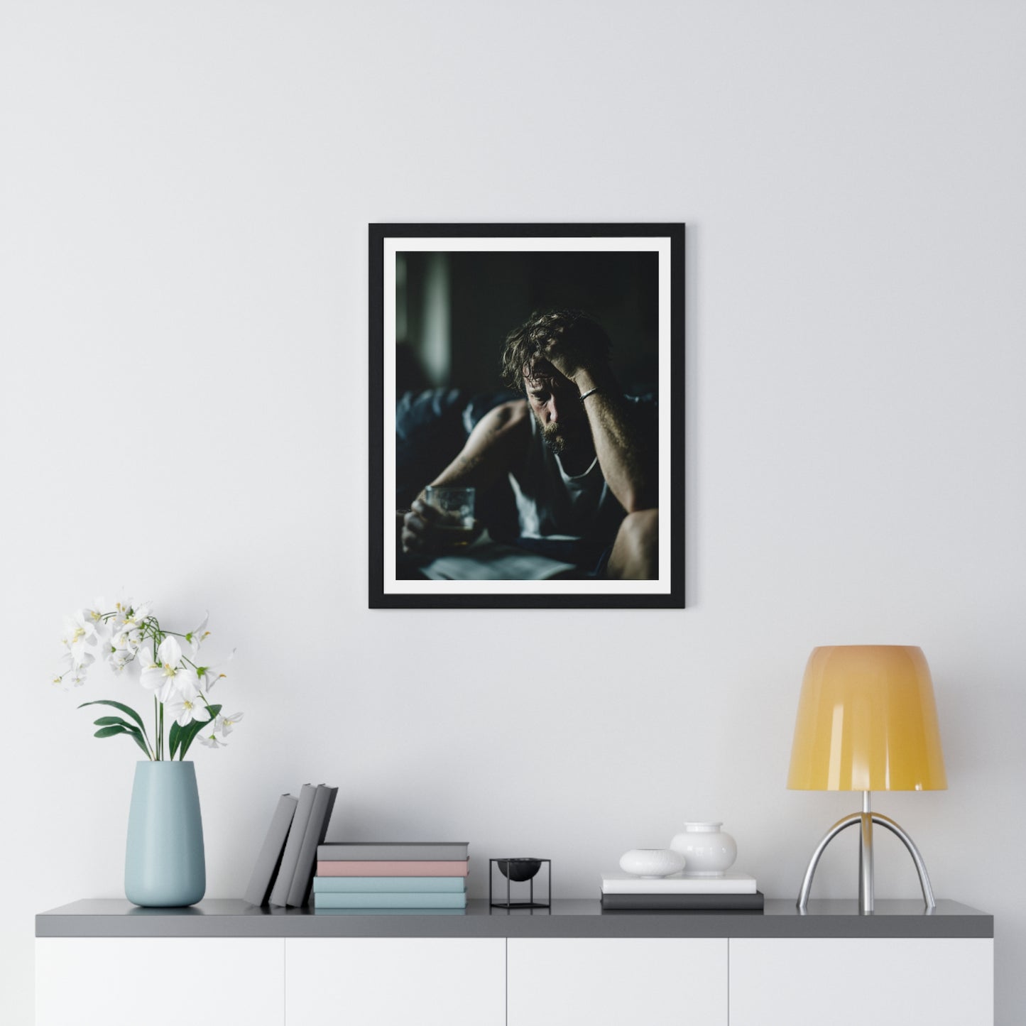 Raw Art 'Designed by AI' Framed Art Print