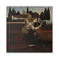 'Angel' Detail Copy After Leonardo da Vinci's Painting Annunciation (1895) by Magnus Enckell, Canvas Art Print