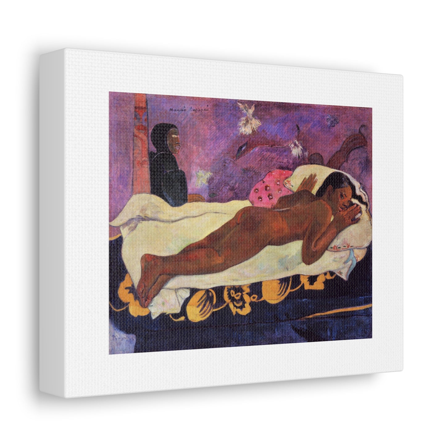 Spirit of the Dead Watching (1892) by Paul Gauguin, from the Original, Art Print on Canvas