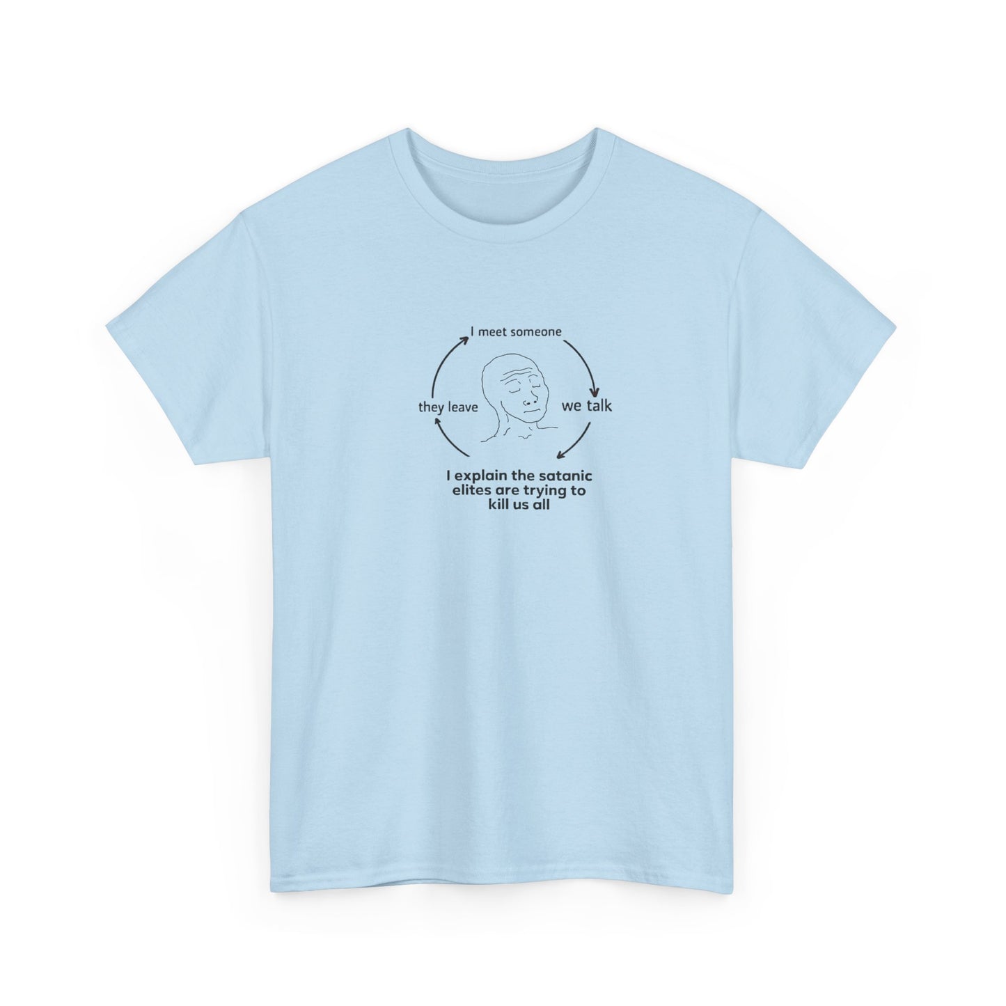 Satanic Elites, Global Conspiracy Funny T-Shirt