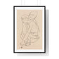 Woman and Girl Embracing (1918) by Egon Schiele, from the Original, Framed Art Print