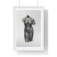 Basalt Statue of Aphrodite (circa AD 50-150) from the Original, Framed Art Print