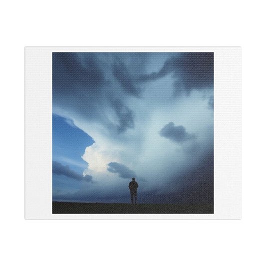 Standing on the Edge of Time II, Photorealistic Art 'Designed by AI', Print on Canvas