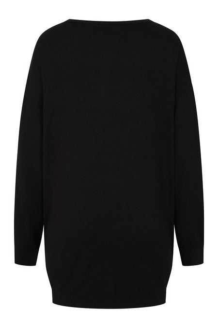 Banned Apparel Gothic Jumper Dress, Black Oversized Knit