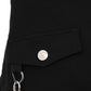 Banned Apparel Gothic Cargo Skirt Black Zip-Off Punk-Style