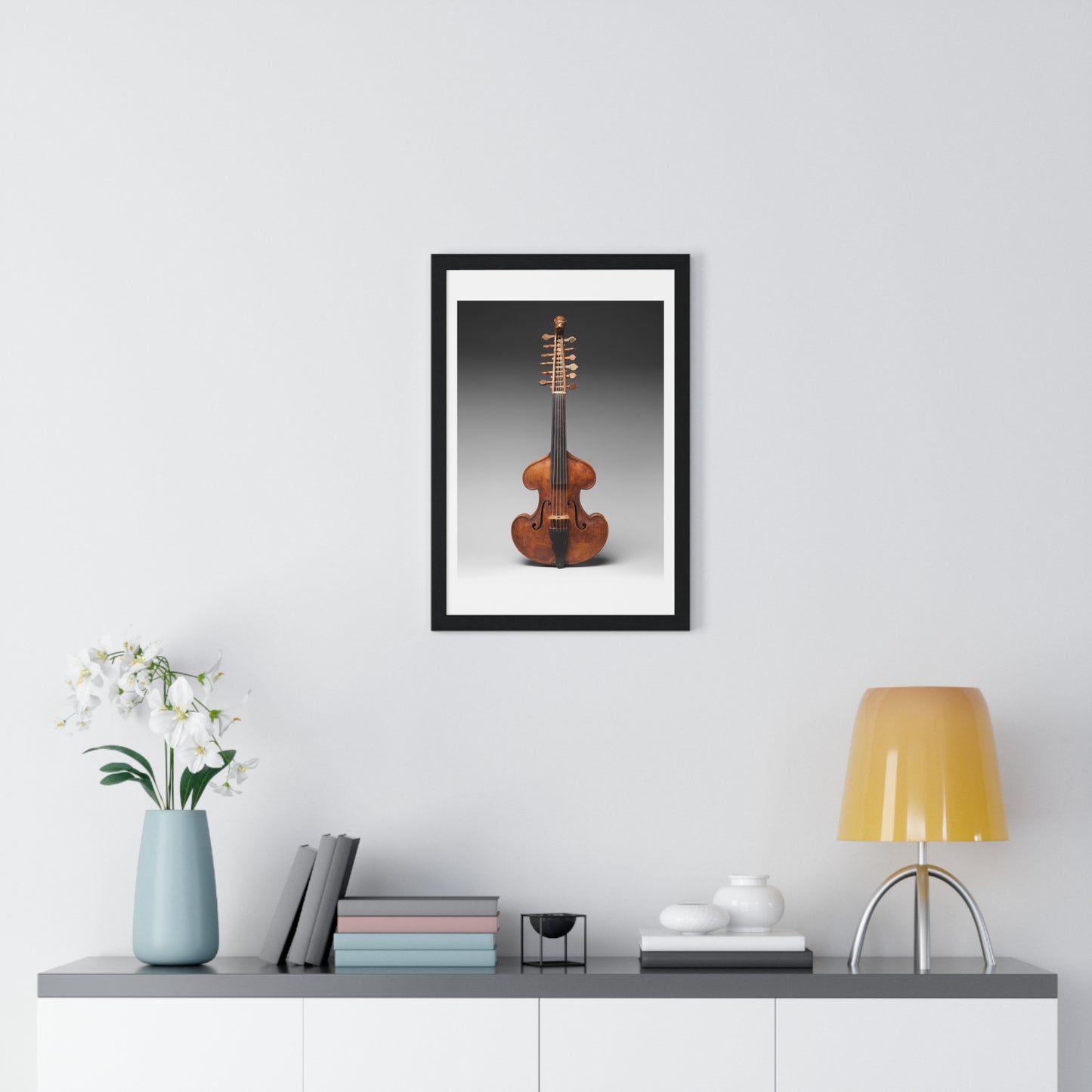 Viola d'Amore, Framed Art Print