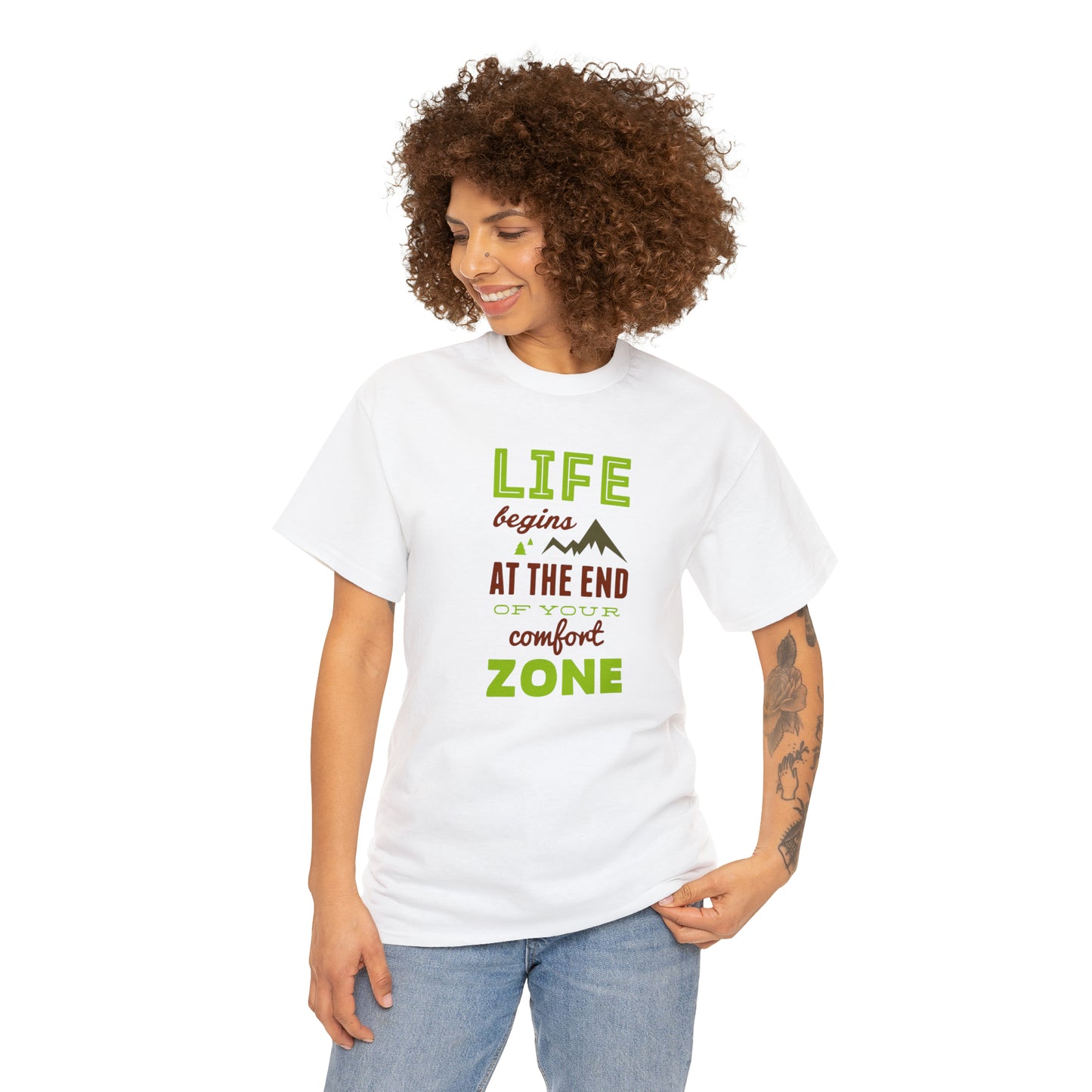 Life Begins at the End of Your Comfort Zone T-Shirt