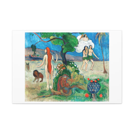 Paradise Lost (circa 1890) by Paul Gauguin, from the Original, Art Print on Canvas