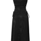 Banned Apparel Gothic High-Low Asymmetric Dress in Black