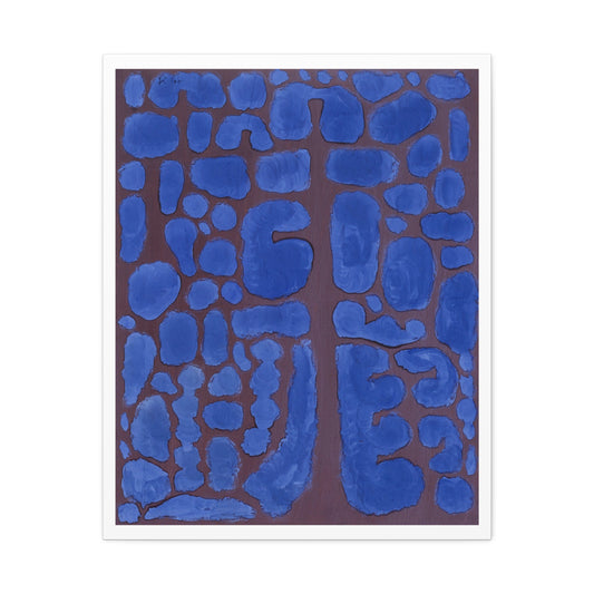 Late Evening Looking Out of the Woods (1937) by Paul Klee, Art Print from the Original on Canvas