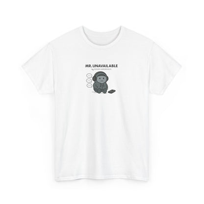 Mr Unavailable, Funny Mr Men Cartoon Art T-Shirt