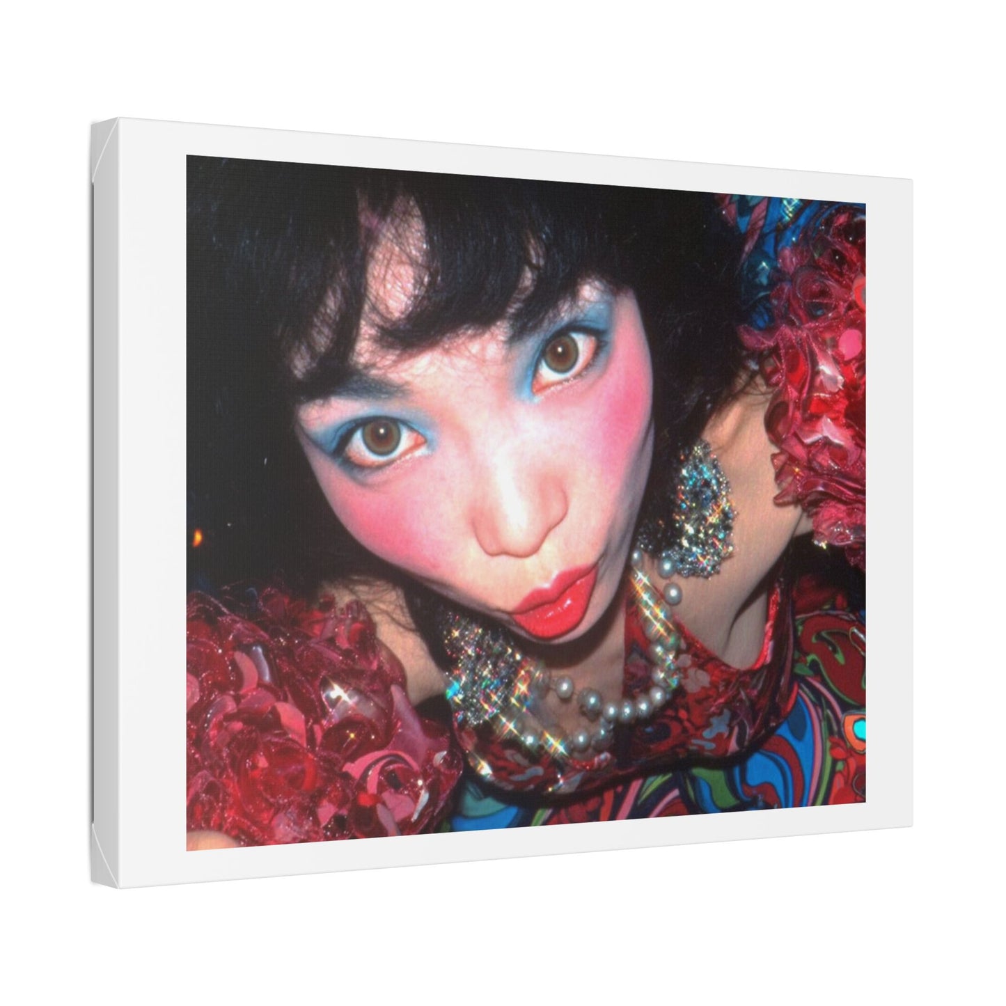 Psychedelic Japan II Abstract Art 'Designed by 'AI Canvas Art Print