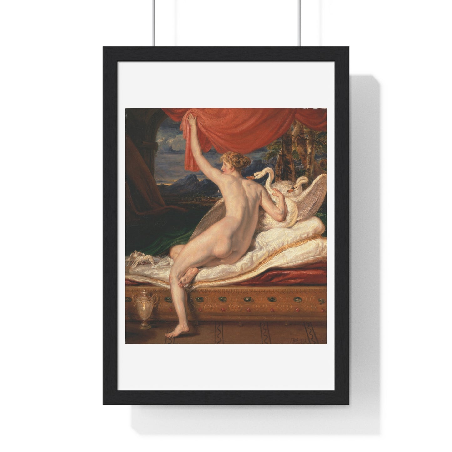 Venus Rising from her Couch (1828) by James Ward, from the Original, Framed Art Print
