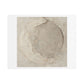 Quiet Limestone Orbit, Large Decor Art Print on Canvas