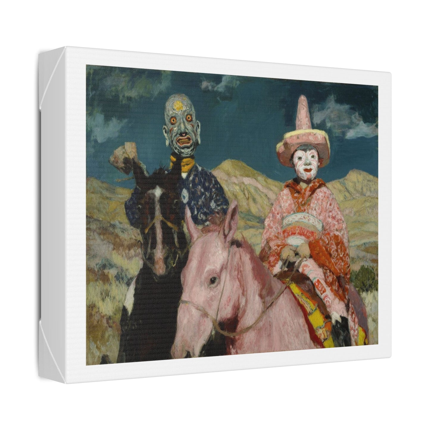 How the West Was Won III 'Designed by AI' Canvas Art Print