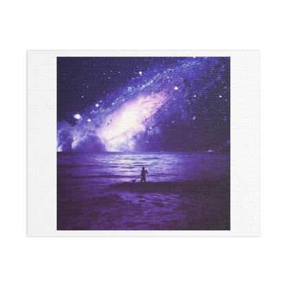 Standing on the Edge of Time III, Photorealistic Art 'Designed by AI', Print on Canvas