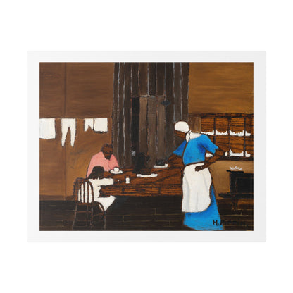 Supper Time by Horace Pippin (circa 1940), from the Original, Canvas Art Print