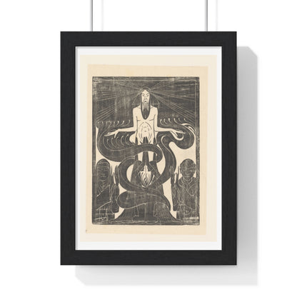 Argonauten Manlijk en Vrouwlijk Vuur (1894) by Karel Petrus Cornelis de Bazel, from the Original, Framed Art Print