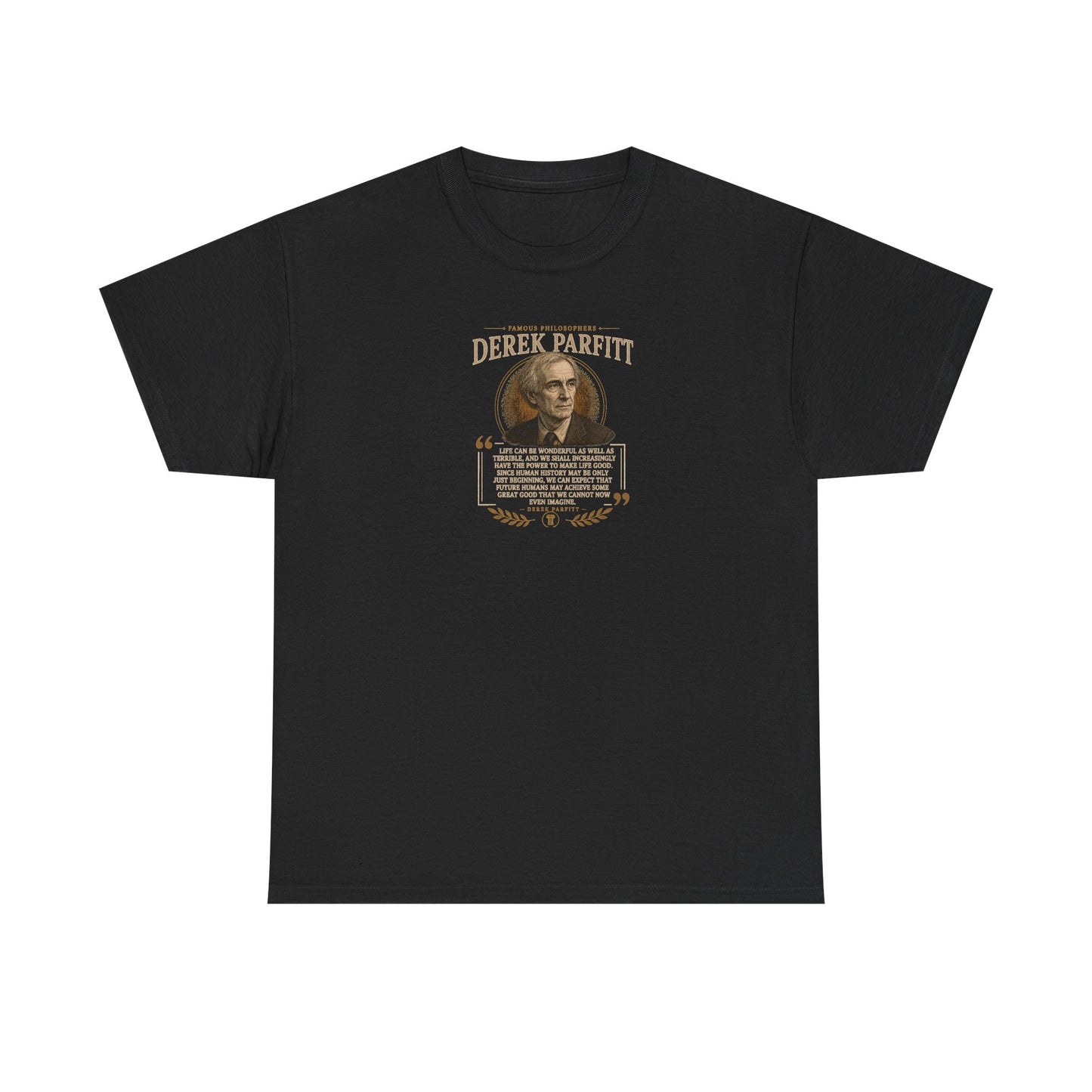Derek Parfitt on Our Responsibilities to Future Generations, Philosophy Tribute T-Shirt
