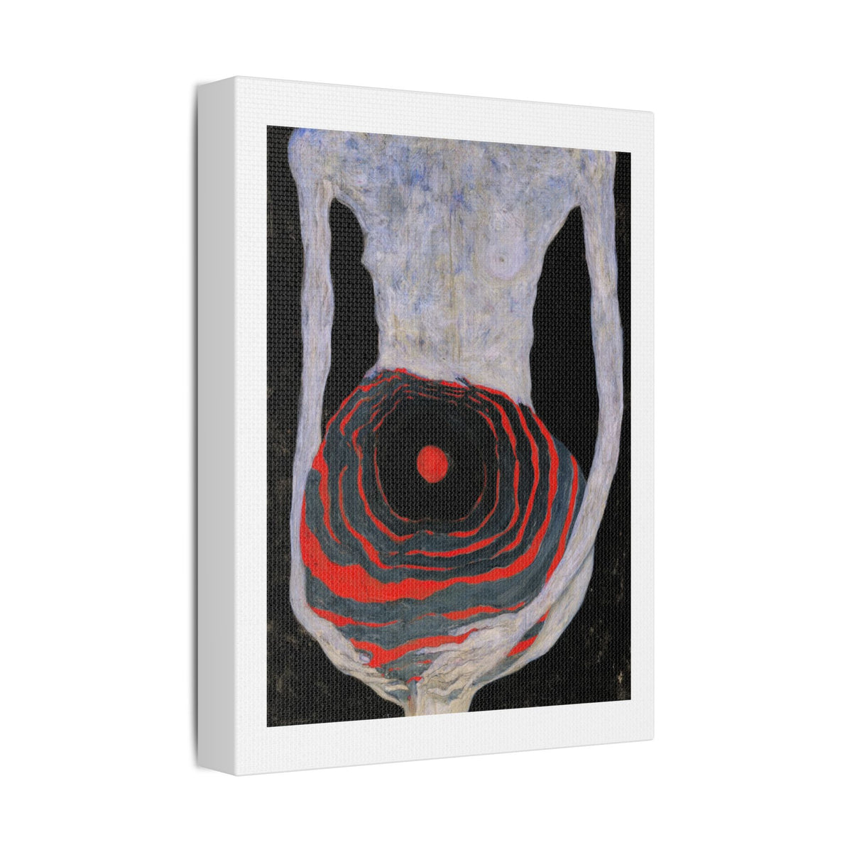 Mother, Neo-Surrealism, Art Print on Satin Canvas, Stretched