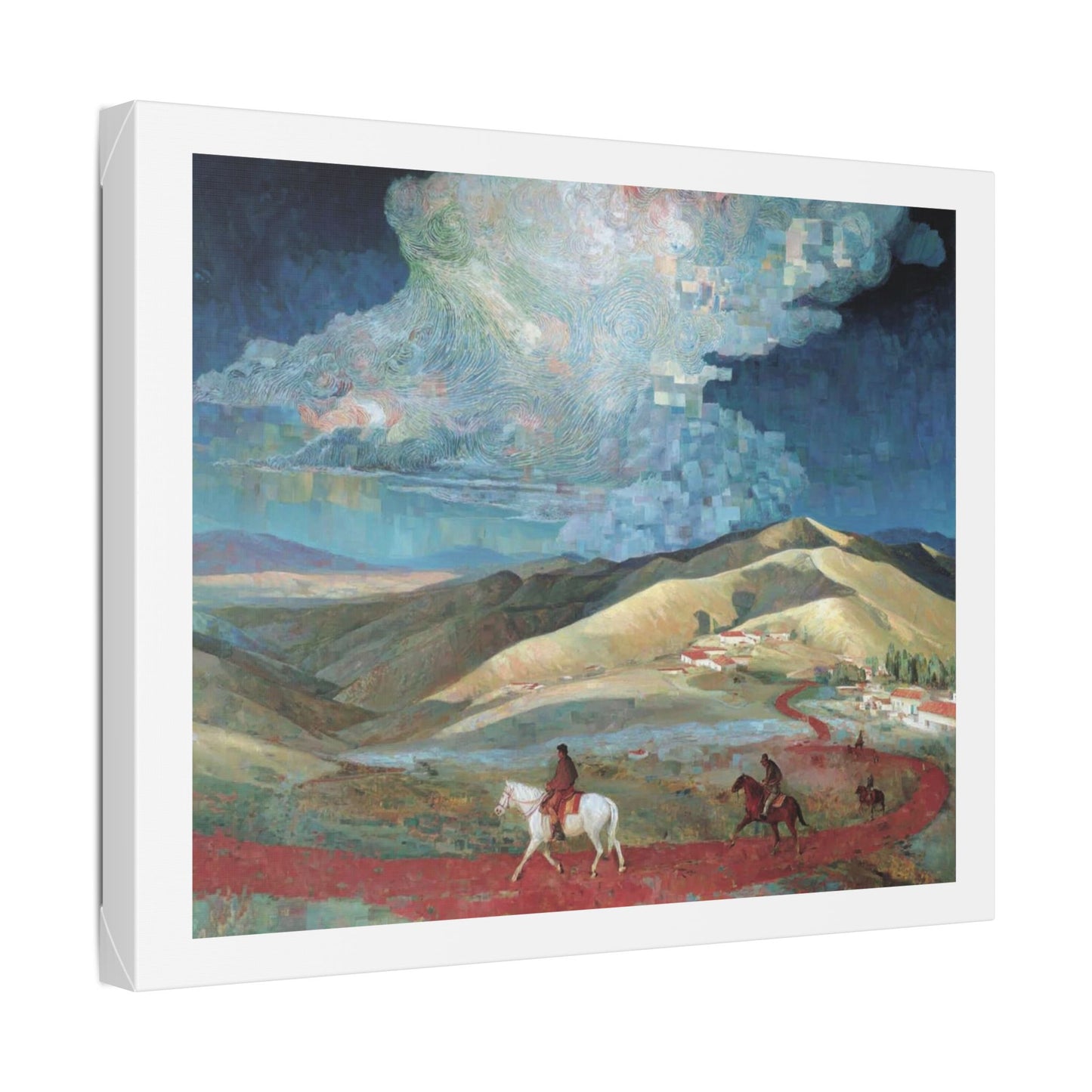 How the West Was Won II 'Designed by AI' Canvas Art Print