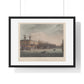 West India Docks (1810) by Rowlandson and Pugin, from the Original, Framed Art Print