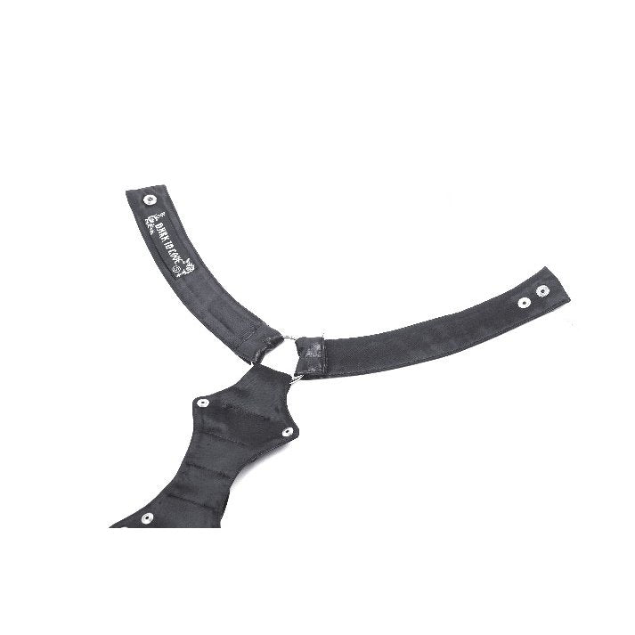 Dark in Love Kaia Skeleton Punk Leather Bow Tie