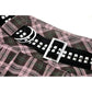 Dark in Love Rowan Punk Pink Plaid Mini Skirt