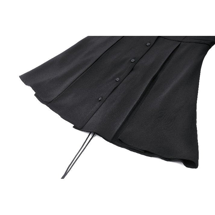 Dark in Love Darya Witchy Bell-Sleeve Shirt Dress