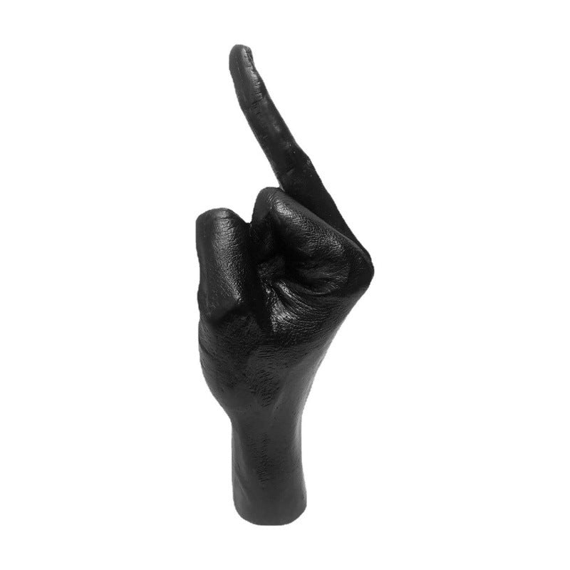 Desk Statue 'Giving the Finger' Decorative Sculpture