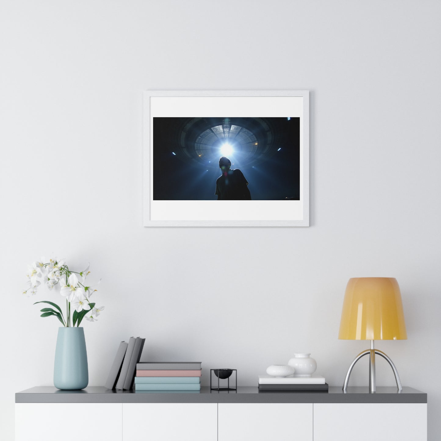 Last Moments Before the Abduction 'Designed by AI' Framed Art Print
