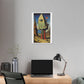 Man at the Watchtower, Surrealist Art Style 'Designed by AI' Canvas Art Print