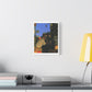 Café Art IV, Print on Satin Canvas, Stretched