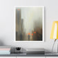 Faded Pastel Abstract Decor Art II 'Designed by AI' Print on Canvas