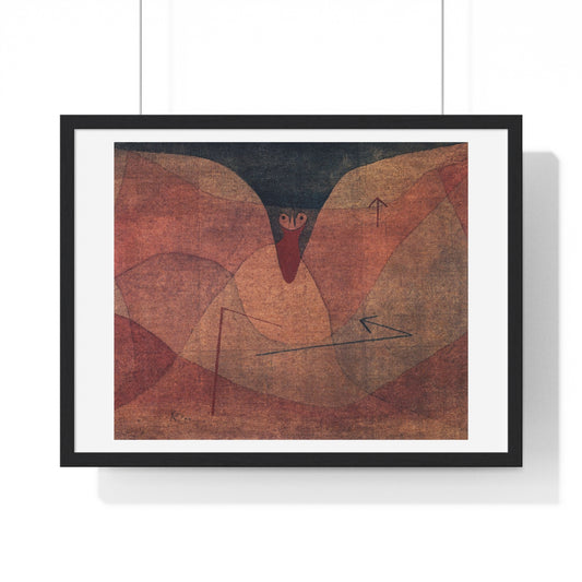 Aviatic Evolution (1934) Painting by Paul Klee from the Original, Framed Art Print