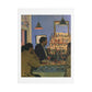 Café Art IV, Print on Satin Canvas, Stretched