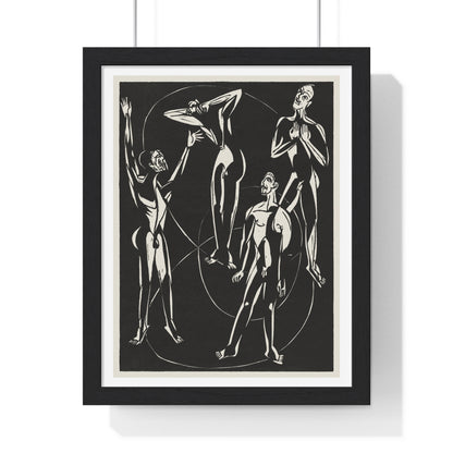 Feelings (1937) by Ernst Ludwig Kirchner from the Original, Framed Art Print