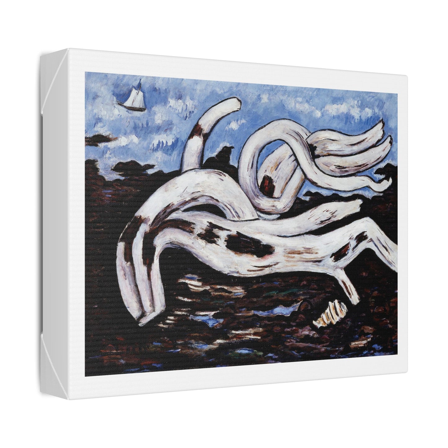 Driftwood on the Bagaduce (1939-1940) by Marsden Hartley, from the Original, Canvas Art Print