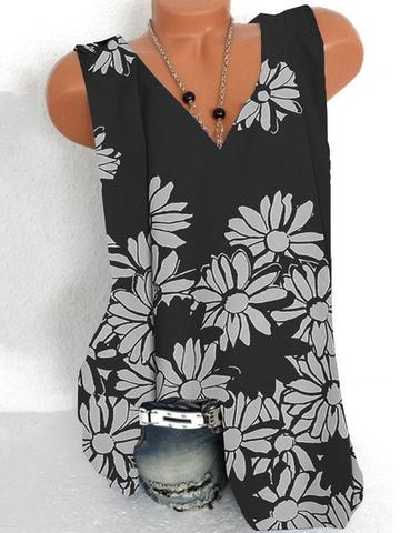 Women's Loose Casual Sleeveless Vest Top