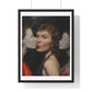 First Love Yourself, Portait Art 'Designed by AI', Framed Art Print