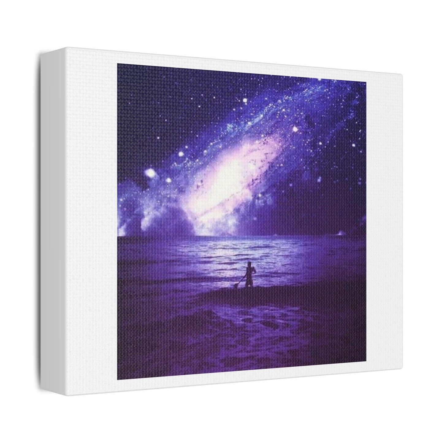 Standing on the Edge of Time III, Photorealistic Art 'Designed by AI', Print on Canvas