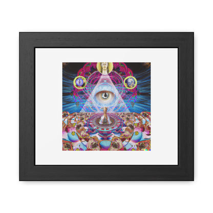 Third Eye Digital Art 'Designed by AI' Wooden Framed Print