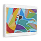 Street Graffiti Art, Abstract Lost Heart, from the Original, Print on Canvas