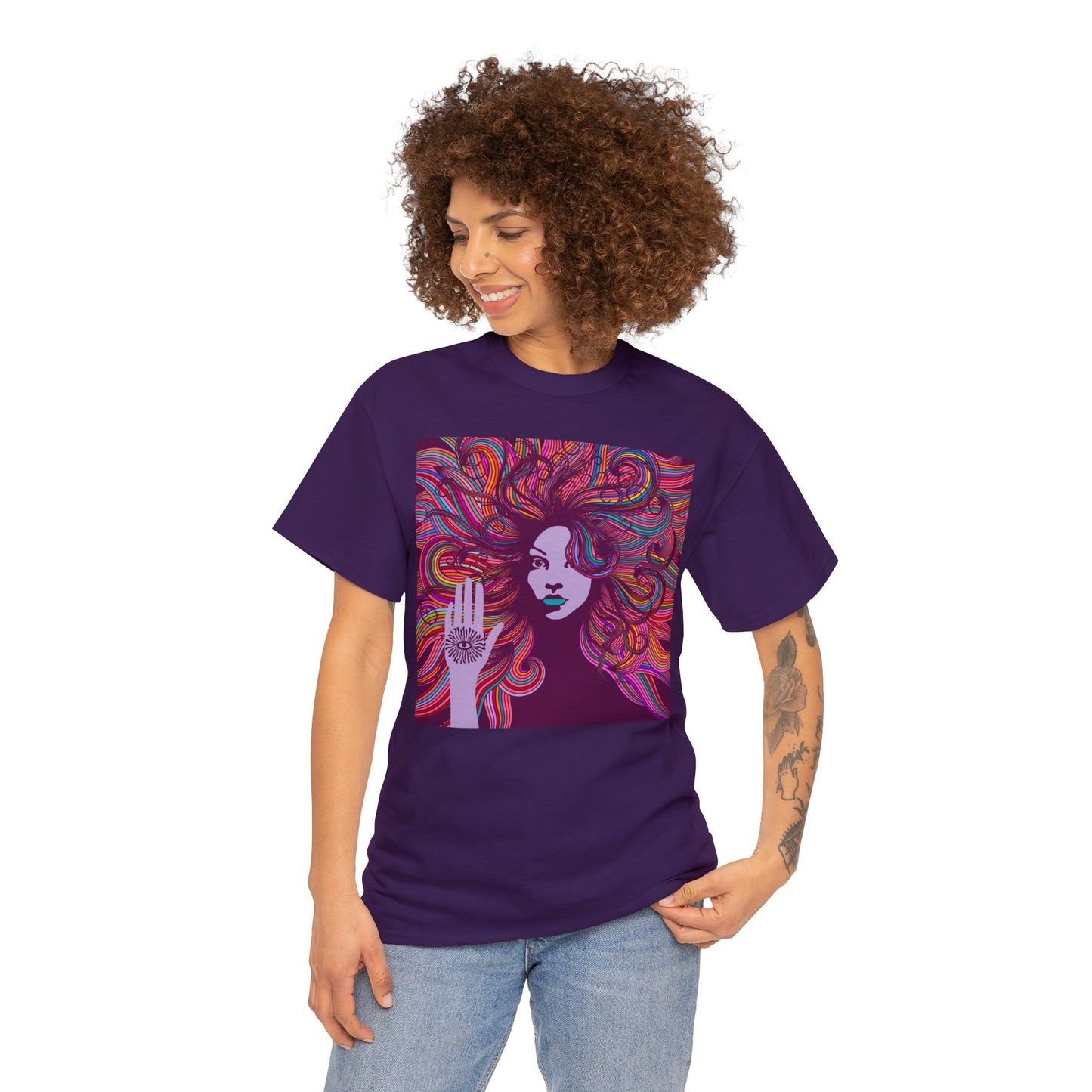 Hippie Woman Psychedelic T-Shirt