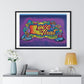 The 'Love That' Mural by Keith Eccles in Gretna, Louisiana, Framed Art Print