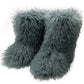 Winter Fur Boots Fleece-Lined Thick Snow Boots, Ultimate Moon Boots