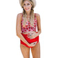 Pregnant Women's High Waist Two-Piece Swimwear