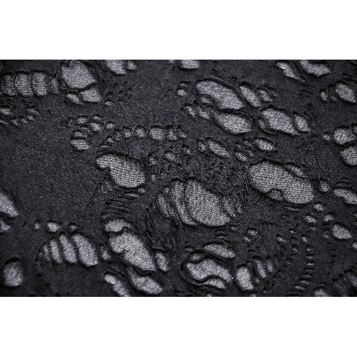 Dark in Love Yvette Black Distressed Graphic Tank Top