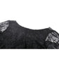 Dark in Love Zuri Gothic Romantic Lace Patchwork Bell-Sleeve Layered Cuff Top